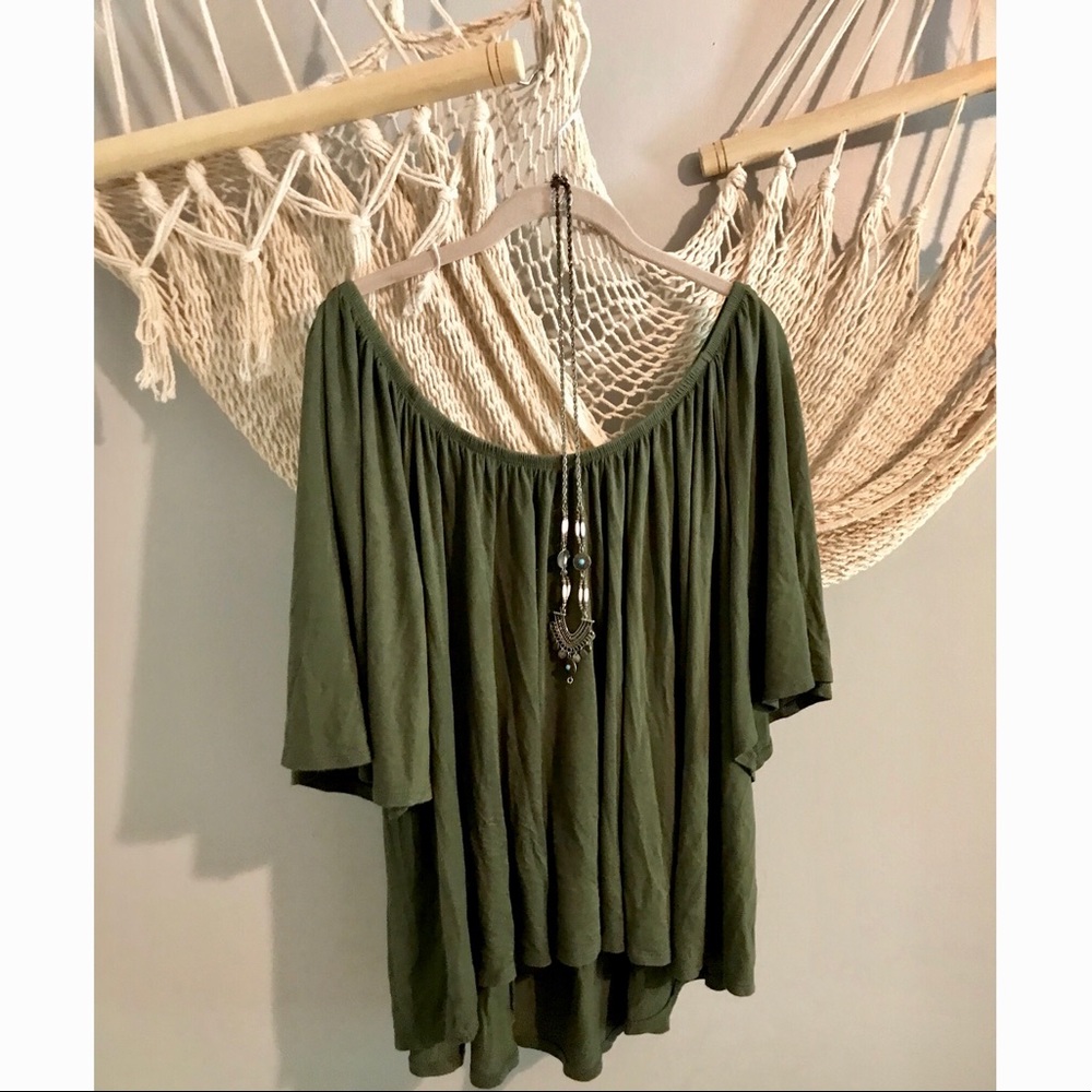 Boho Off The Shoulder Tunic